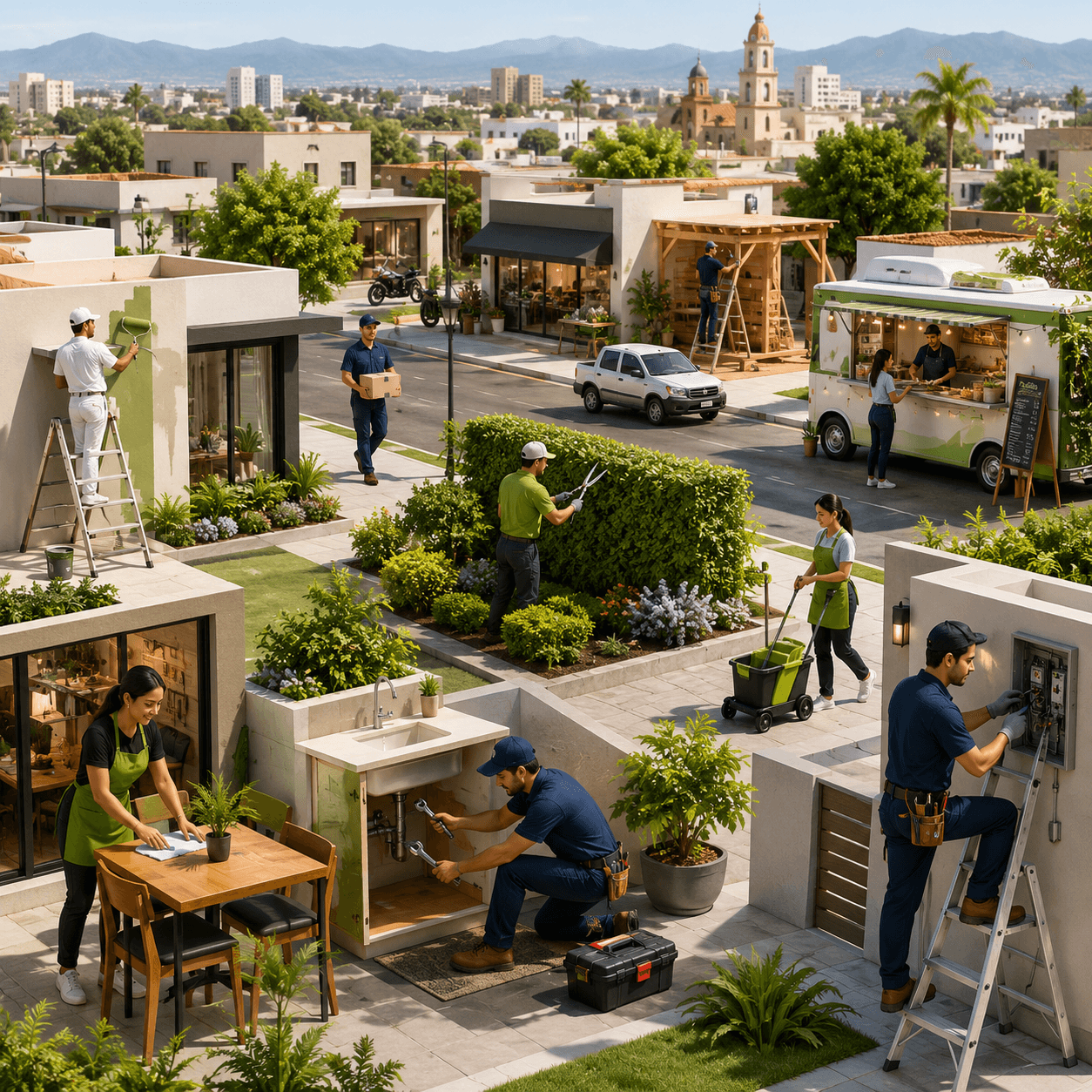 Local professionals on Vendoralia